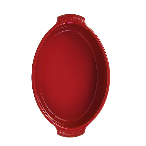 Forma oval M – vermelha – Assar e Servir - Germer
