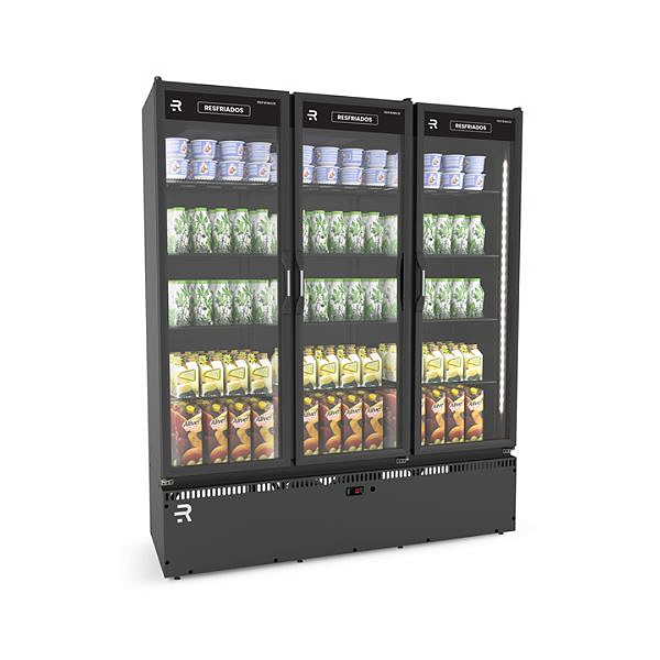 Auto Serviço Vanguard Resfriados Black 3 Portas ASVR3PB 220v - Refrimate