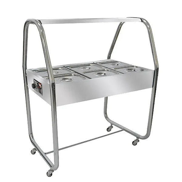 Estufa para Alimento Cromado E6TCX Modelo 06-TCX - Venâncio