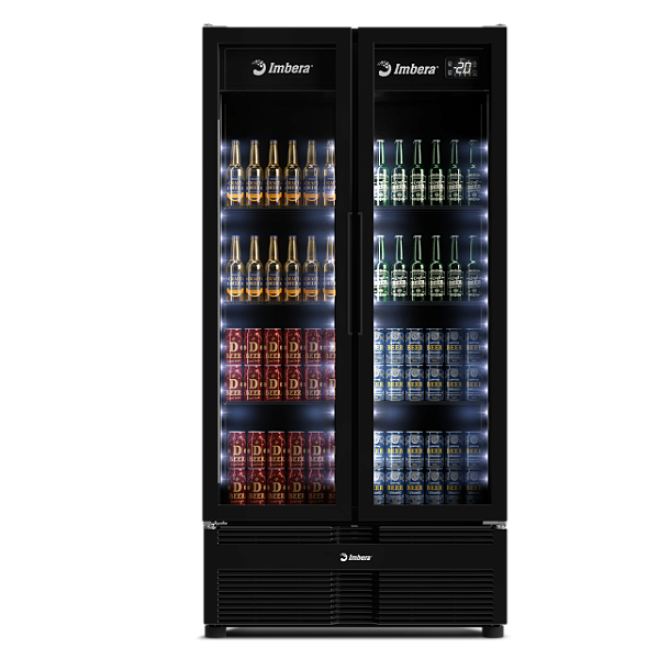 Cervejeira CCV480 Full Black 681 Litros 2 Portas de Vidro 220v - Imbera