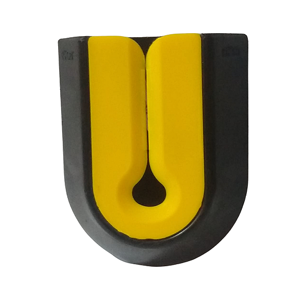 Abridor para Sache Katchup com Fixador Dupla Face Preto com Amarelo - Khort