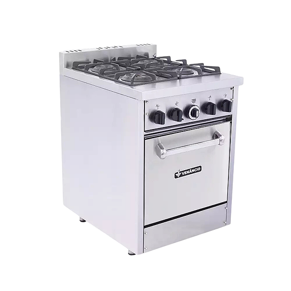 Fogão Don Bidone com Forno de 4 Queimadores FDB4F - Venancio