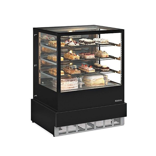 Vitrine Refrigerada Dupla Fução Conveniência Gourmet GGER-100 PR - Gelopar