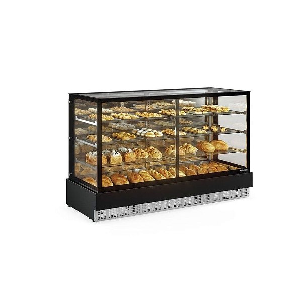 Vitrine Neutra Conveniencia Gourmet MGEN-200 PR - Gelopar