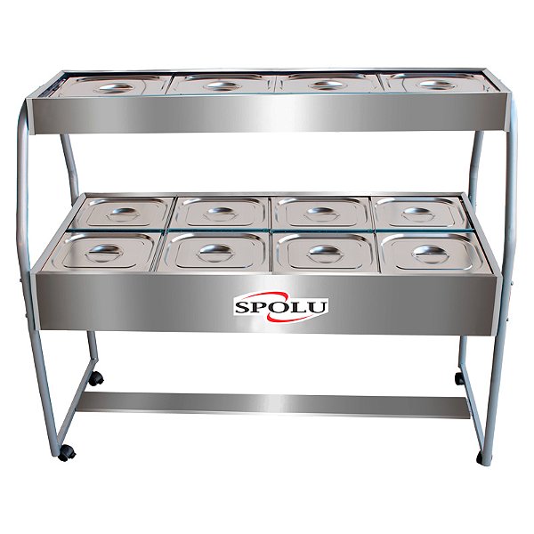 Buffet Combinado - 8 e 4 Cubas SPL-508CO 220v - Spolu
