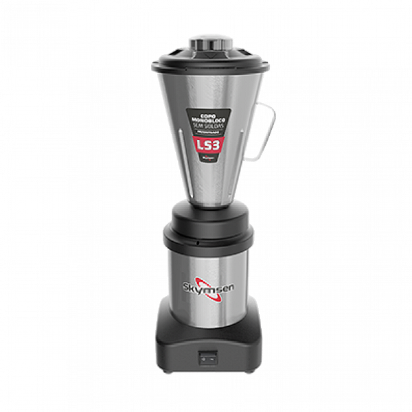LIQUIDIFICADOR COMERCIAL INOX, COPO MONOBLOCO INOX LS3 Bivolt - Skymsen