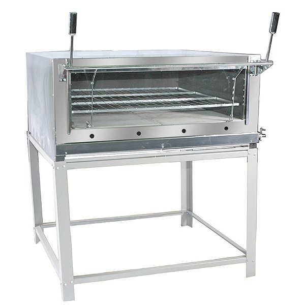 FORNO GUILHOTINA 80X60 A GÁS INOX 430 - BRASCHAMA