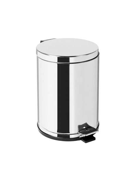 Lixeira com Pedal e Recipiente Interno, Corpo e Tampa em Aço Inox 10,5L 3567 - Viel