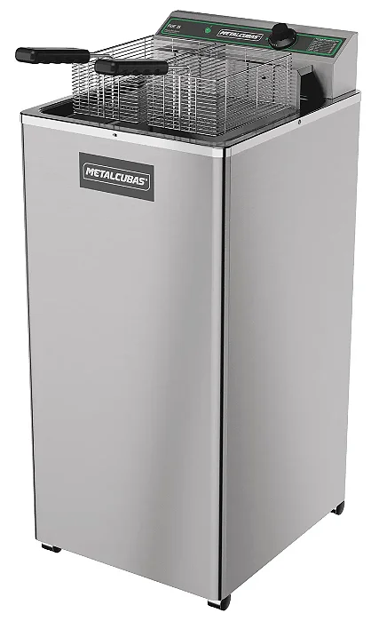 Fritador Zona Fria de Óleo de Pé 15L FOE 15 P 5500w 220v - Metalcubas