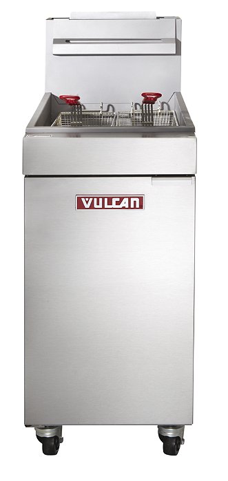 Fritadeira a Gás 2 Cubas 30Kg 3 Queimadores LG300-2B 90.000 BTU/H - Vulcan