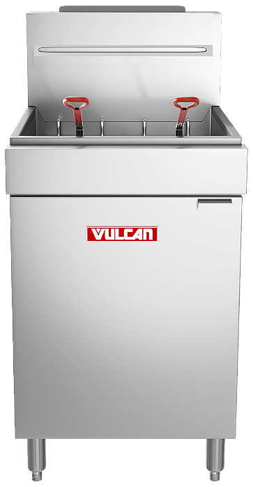Fritadeira a Gás 2 Cubas 50Kg 5 Queimadores LG500-2B 150.000 BTU/H - Vulcan