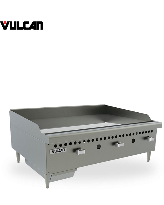 Chapa a gás 3 Queimadores 75.000 BTU VCRG36-M2 - Vulcan