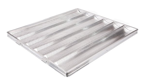 ASSADEIRA CANALETADA 58X70 ALUMINIO PERFURADA 6 ONDAS 13011 - CIMAPI