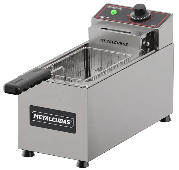 Fritador Elétrico Retangular FE 1C 127v ou 220v - Metalcubas