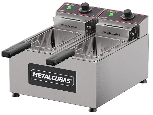 Fritador Elétrico Retangular FE 2C 127v ou 220v - Metalcubas
