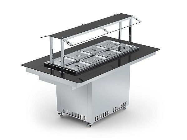 New Buffet Restaurante Central Frio NBRCF 8 Cubas - Refrimate
