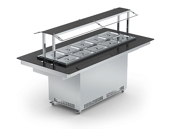 New Buffet Restaurante Central Frio NBRCF 10 Cubas - Refrimate
