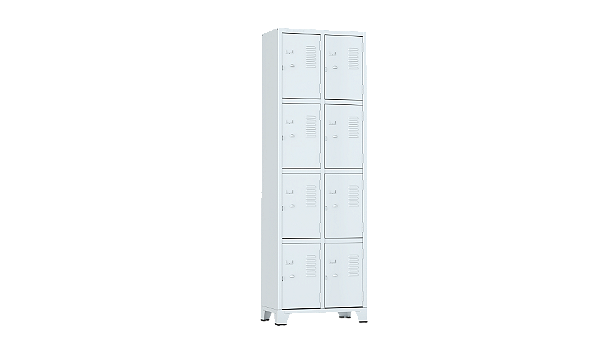 Roupeiro Gra 1-8 - 1,96 x 0,63 x 0,36cm 8 Portas - Amapa