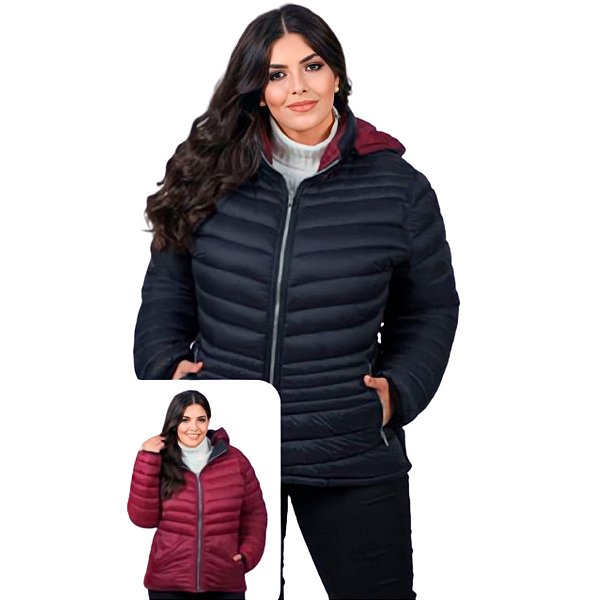 Jaqueta Bobojaco Feminina Dupla Face