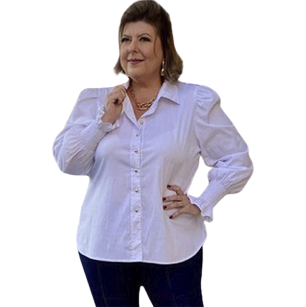 Camisa Manga Princesa C/ Lastec