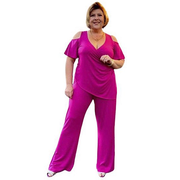 Macacão Ciganinha Cintura Drapeado