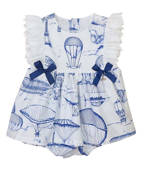 Pimpão Menina Balão Roana Azul