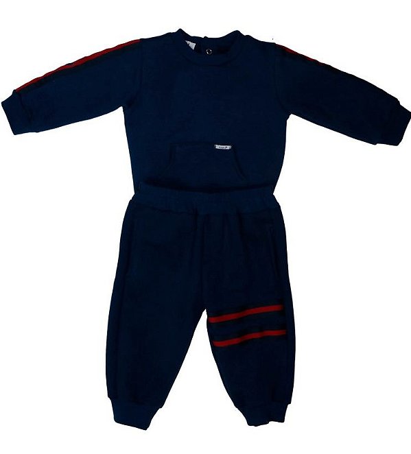 Conjunto Moletom Menino Roana - Marinho