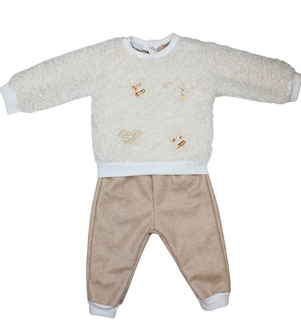 Conjunto Aconchego Quentinha - Marfim