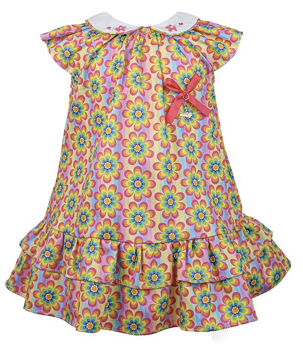Vestido com Calcinha Florido Crystal - Colorido