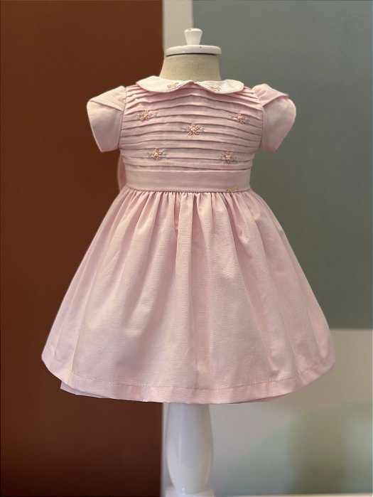Vestido Romantic Flores - Rosa