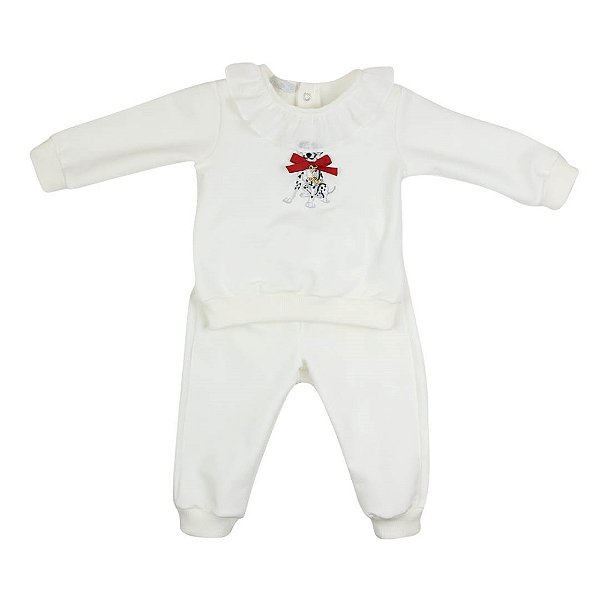 Conjunto Infantil de Moletom Dálmatas Roana