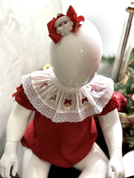 Pimpão Infantil Presente Luz de Natal Vermelho Roana