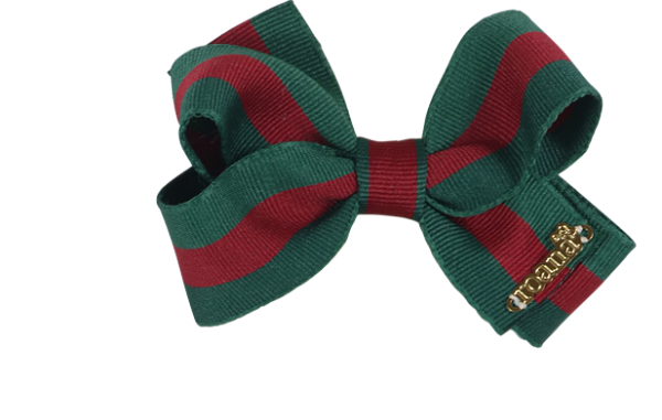 Laço Infantil Médio Pequenos Luxos Estilo Gucci Roana