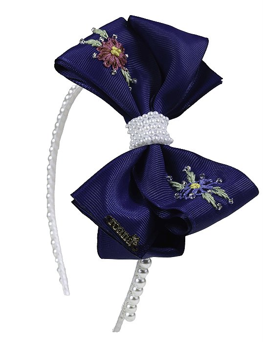 Tiara Infantil Bordada Roana