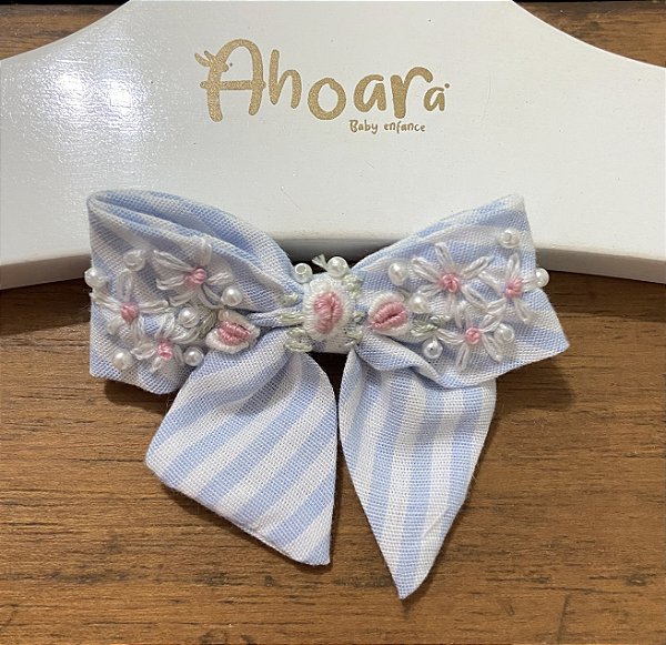 Laço Infantil Pequeno Algodão Doce Roana