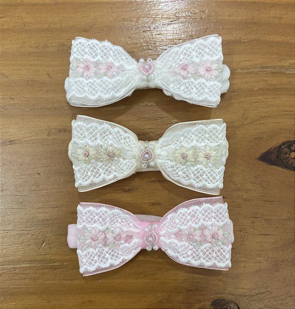 Faixa de Cabelo Infantil Média Luxo Roana