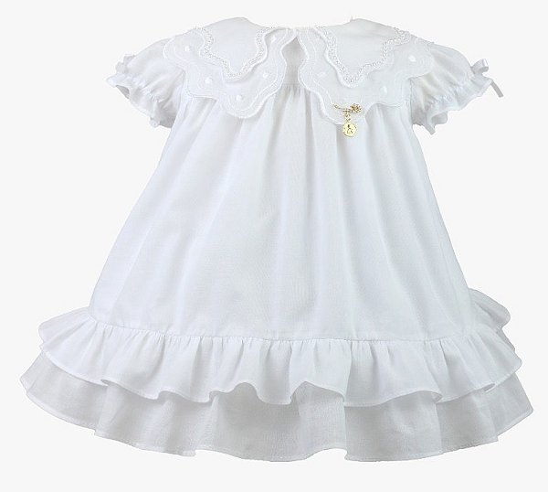 Vestido Infantil Branco Roana