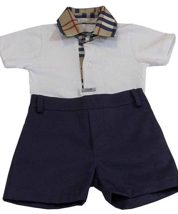 Conjunto Roana Baby Boy - Xadrez