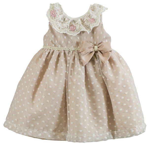 Vestido Roana Jardim Encantado - Rosa seco