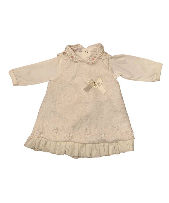 Jumper com Body Menina Roana - Marfim