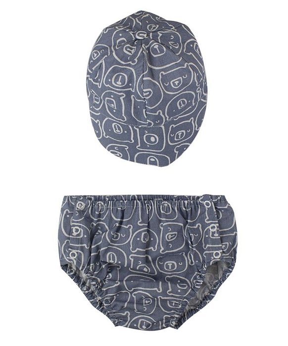 Banho De Sol Menino Roana - Azul Estampado