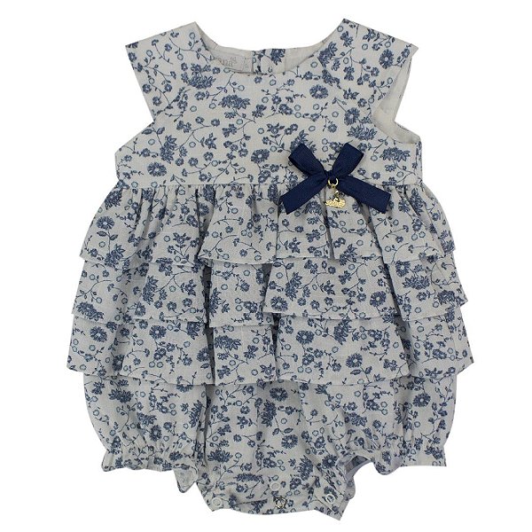 Pimpão Menina Roana Estampado Azul