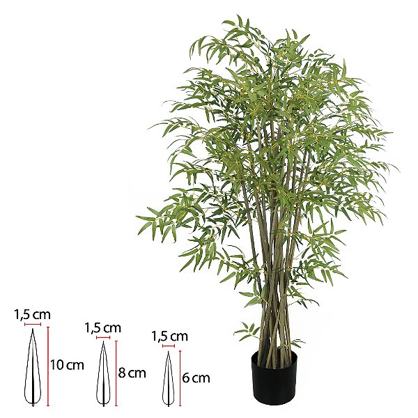 BAMBOO AUSTRALIANO C/POTE (VERDE) 1,6m