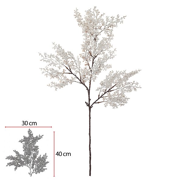 GALHO GYPSO (BRANCO) 64cm