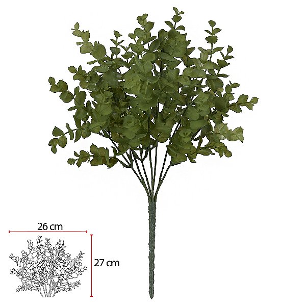 EUCALIPTO (VERDE ESCURO) 40cm