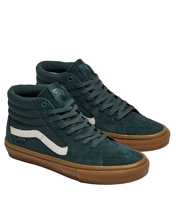TÊNIS VANS SKATE SK8-HI DARK GREEN GUM