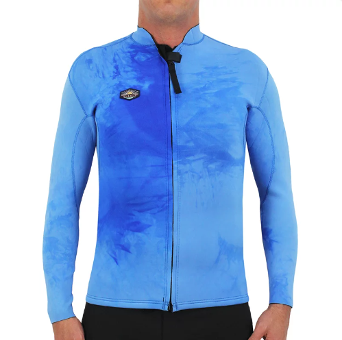 JAQUETA DE NEOPRENE VISSLA SOLID SETS 2MM FRONT ZIP TIE DYE
