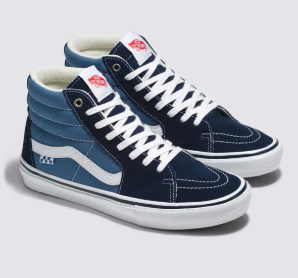 TÊNIS VANS SKATE SK8-HI NAVY/WHITE