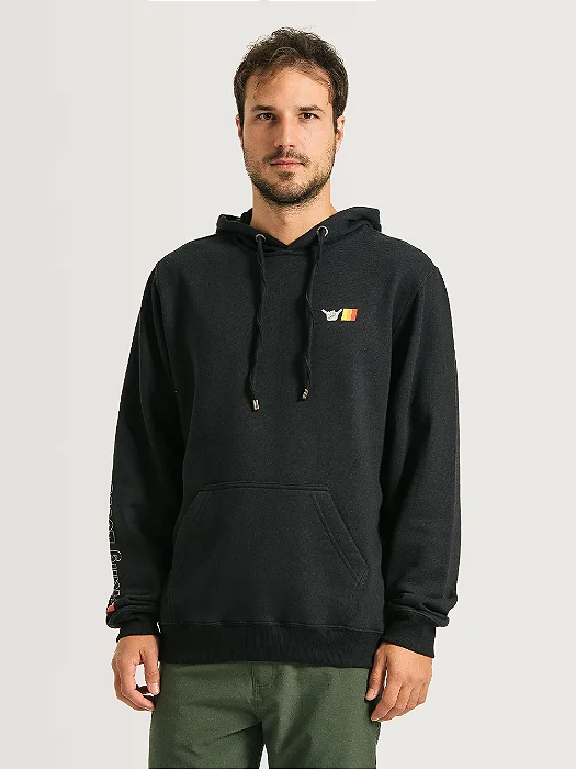 Moletom Canguru Hang Loose Sleeve Preto