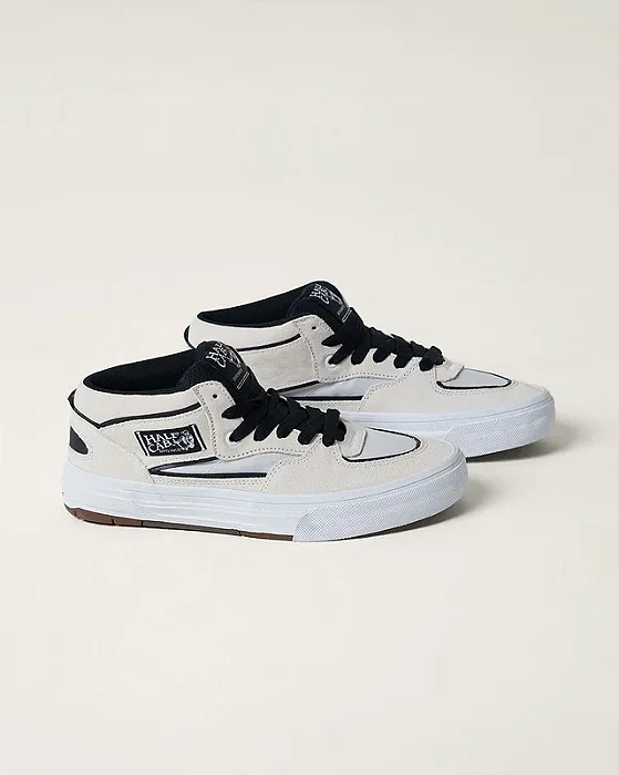 tênis skate half cab wafflecup white black